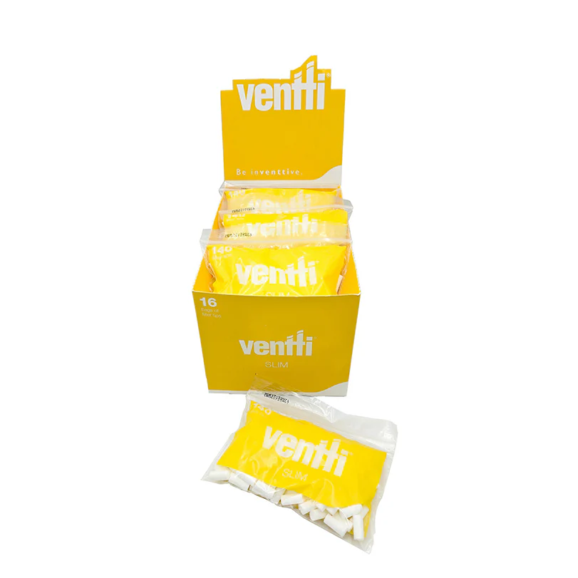 Ventti Filters Slim Yellow (Box of 12)